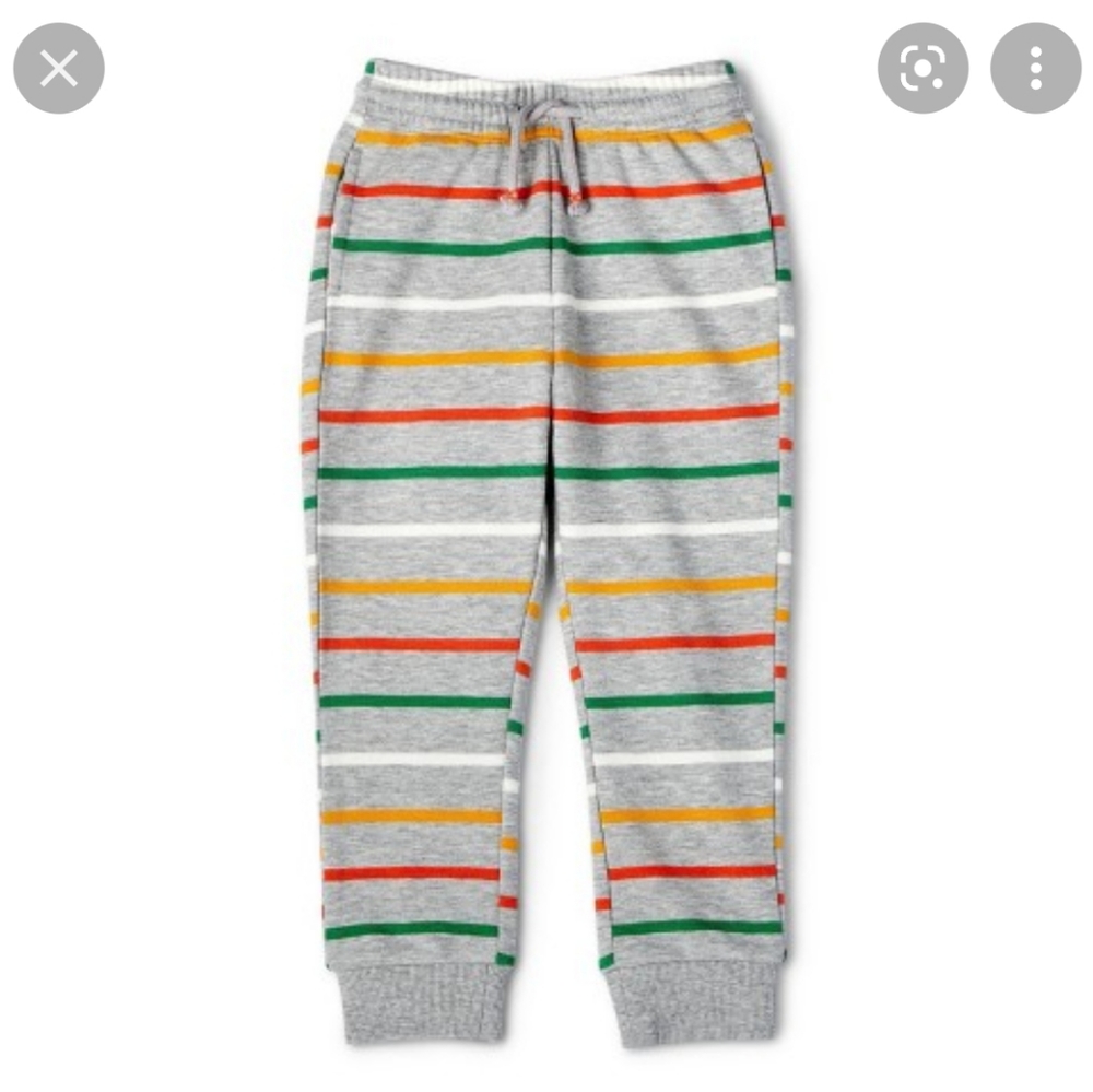 Christian Robinson Toddler Striped Jogger Pants